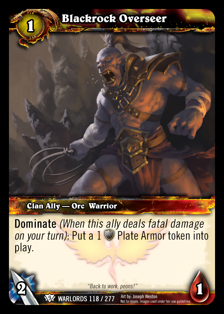 Warlords Clan Allies — World of Warcraft TCG Reborn